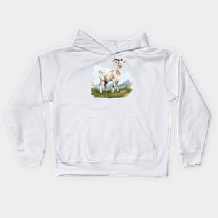 White Goat Kids Hoodie